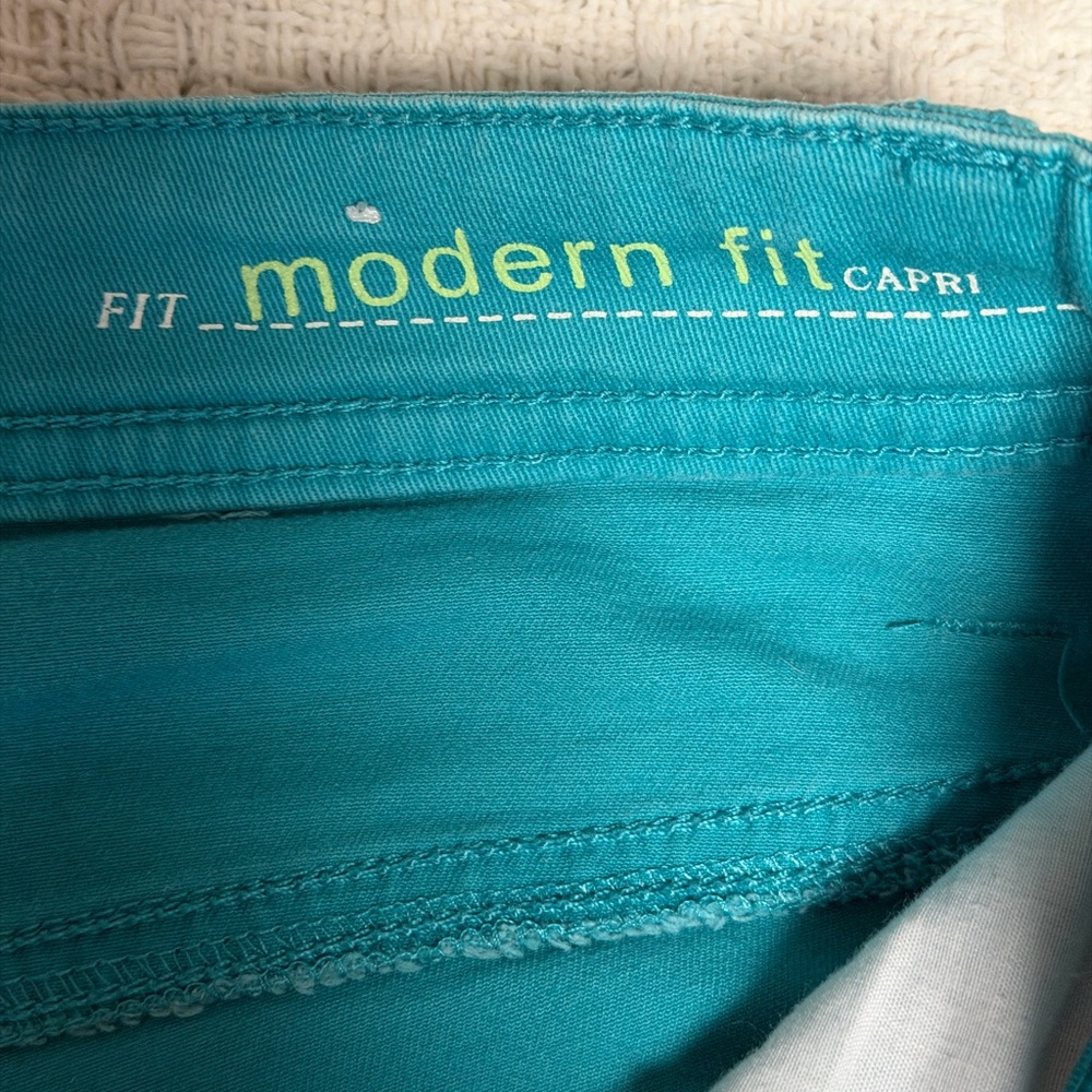 Sonoma‎ Teal Capris - Picture 6 of 6